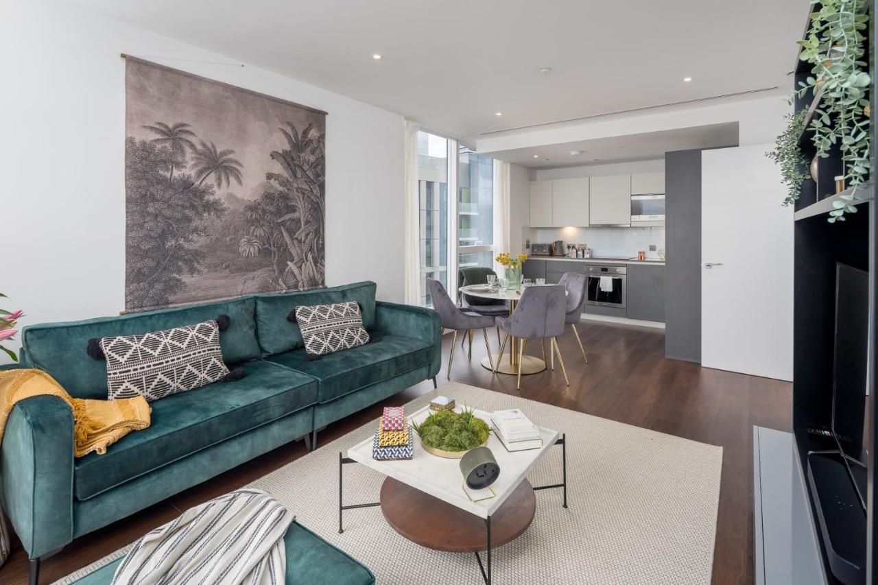 Luxurious Spacious 2Bed Suites Skyline River Views By Canary Wharf London Luaran gambar