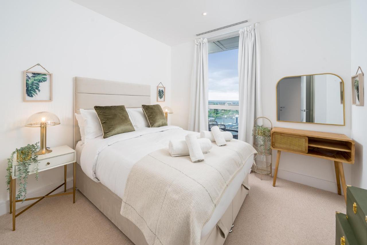 Luxurious Spacious 2Bed Suites Skyline River Views By Canary Wharf London Luaran gambar