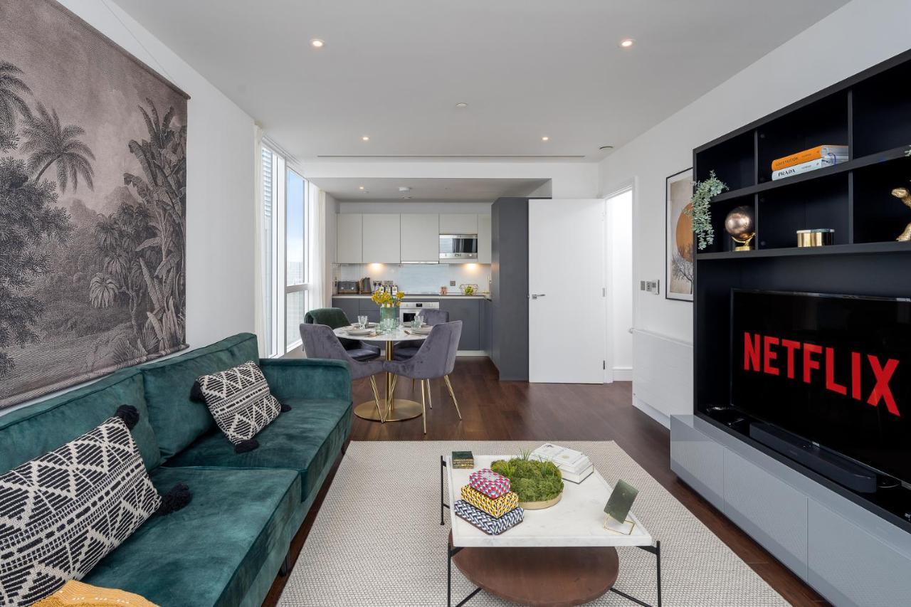 Luxurious Spacious 2Bed Suites Skyline River Views By Canary Wharf London Luaran gambar