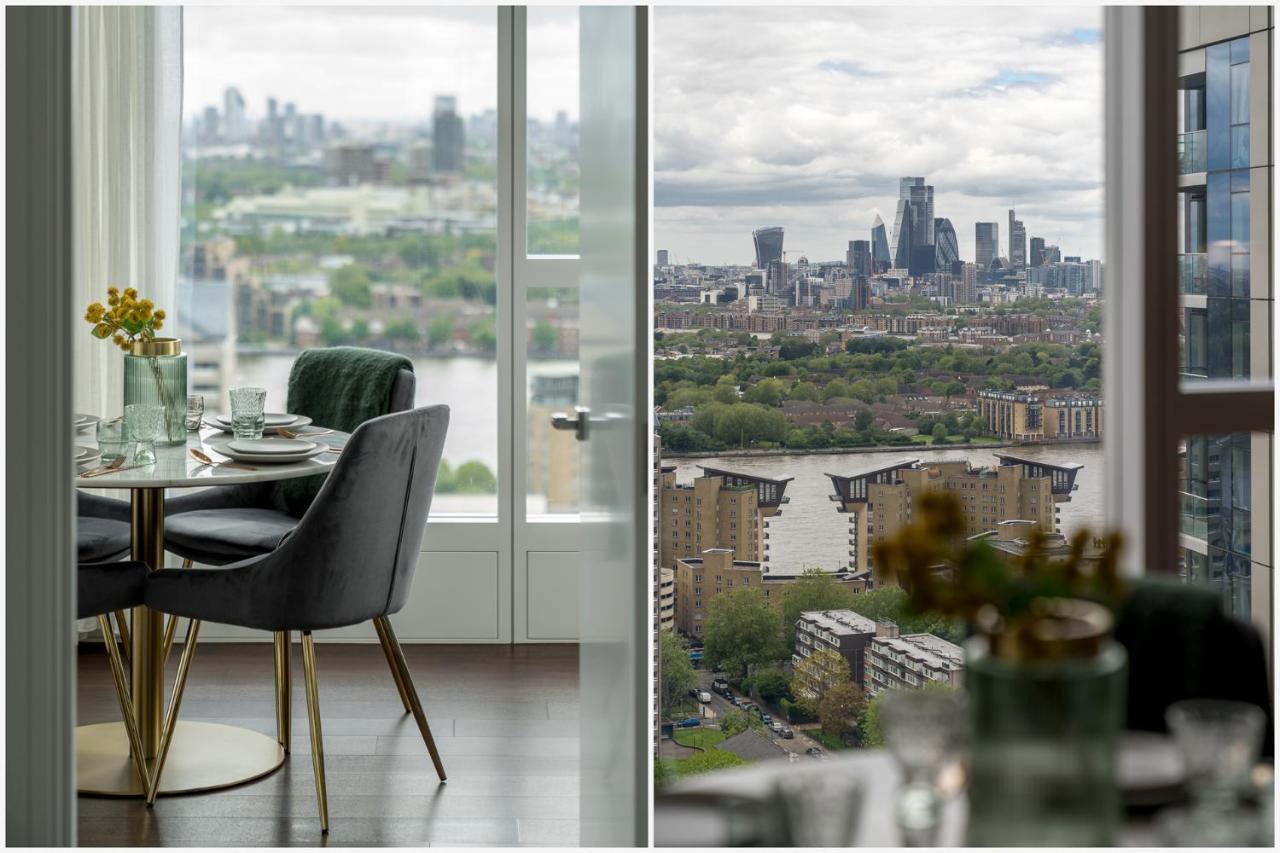Luxurious Spacious 2Bed Suites Skyline River Views By Canary Wharf London Luaran gambar