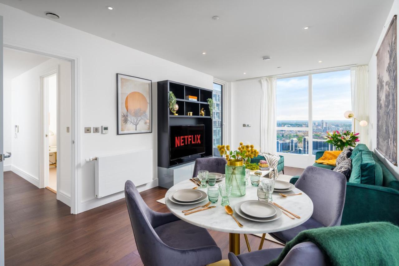 Luxurious Spacious 2Bed Suites Skyline River Views By Canary Wharf London Luaran gambar